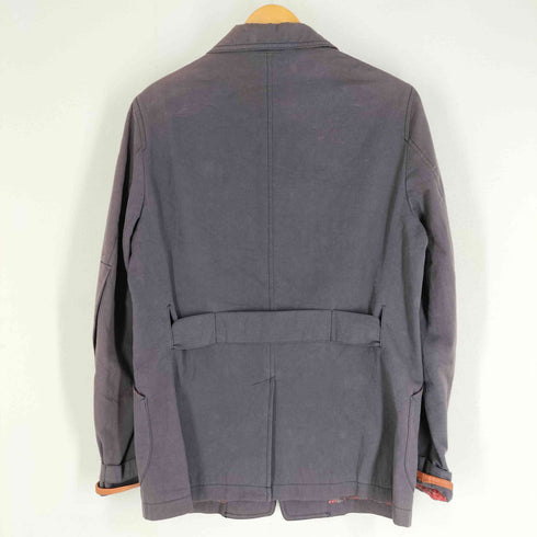 バラクータ BARACUTA 裏地チェック ベルテッド3B テーラードジャケット メンズ 38