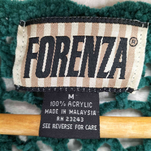 フォレンツァ FORENZA 透かし編みアクリルニット レディース JPN:M