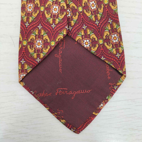 サルヴァトーレフェラガモ Salvatore Ferragamo 総柄ネクタイ メンズ