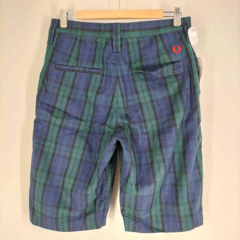 フレッドペリー FRED PERRY Check Short チェックハーフパンツ ショートパンツ ブラックウォッチ メンズ M
