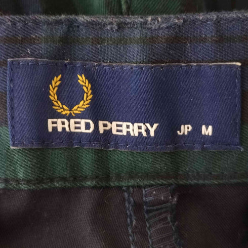 フレッドペリー FRED PERRY Check Short チェックハーフパンツ ショートパンツ ブラックウォッチ メンズ M