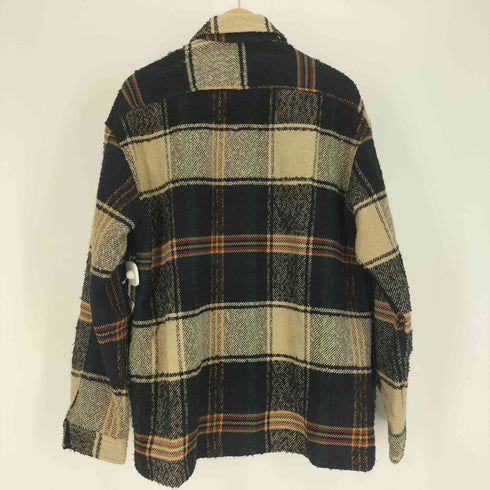 ザラ ZARA RELAXED FIT チェック シャツジャケット メンズ import:M