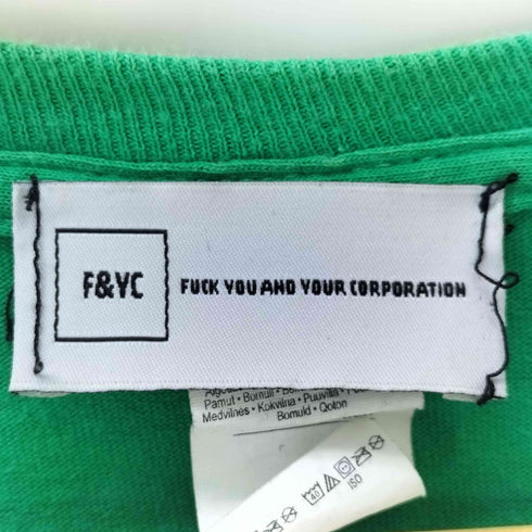 F&YC バックプリントTシャツ メンズ JPN:XL