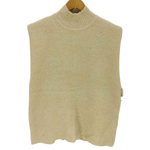 ザラ ZARA ハイネックラメノースリーブニット レディース import:M