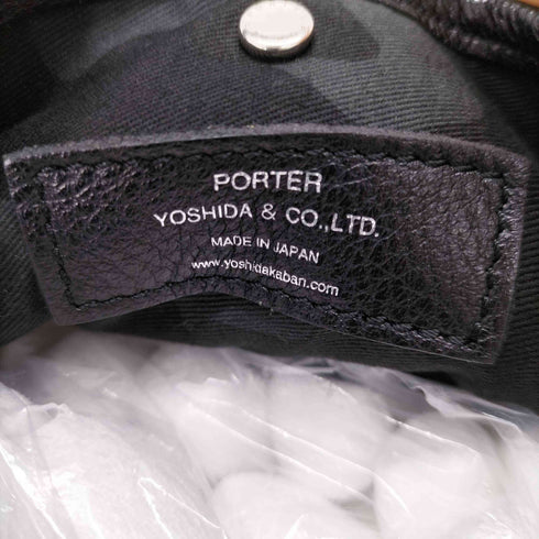 ポーター PORTER DELIGHT LEATHER SACOCHE レザーサコッシュ シボ革 メンズ