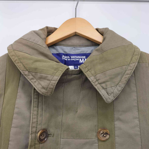 ジュンヤワタナベコムデギャルソンマン JUNYA WATANABE COMME des GARCONS MAN AD2006 パッチワーク Pコート メンズ SS