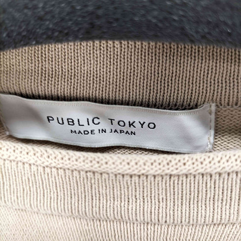 パブリックトウキョウ PUBLIC TOKYO レイヤードアシンメトリーL/Sカットソー レディース FREE