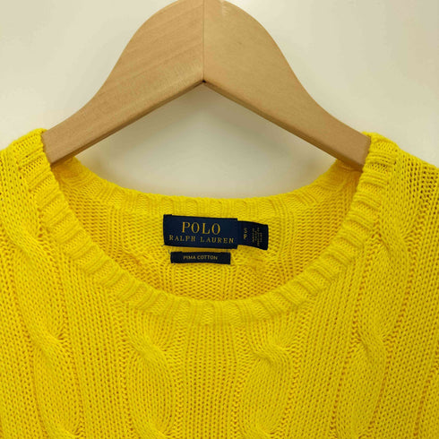 ポロラルフローレン POLO RALPH LAUREN ポニー刺繍 ケーブルニット レディース S
