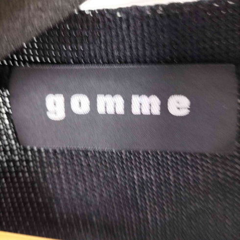 ゴム gomme モヘヤ混ダイアゴナルボタンレイヤードカーディガン レディース