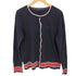 トミーヒルフィガー TOMMY HILFIGER ロゴ刺繍 カーディガン レディース L/G
