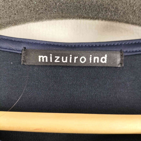 ミズイロインド mizuiro ind クルーネックコクーンプルオーバー レディース