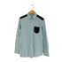 ディーゼル DIESEL S-CARRY SHIRT パネル切替 ポケット シャツ メンズ import:S