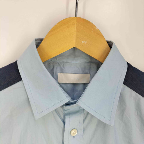 ディーゼル DIESEL S-CARRY SHIRT パネル切替 ポケット シャツ メンズ import:S