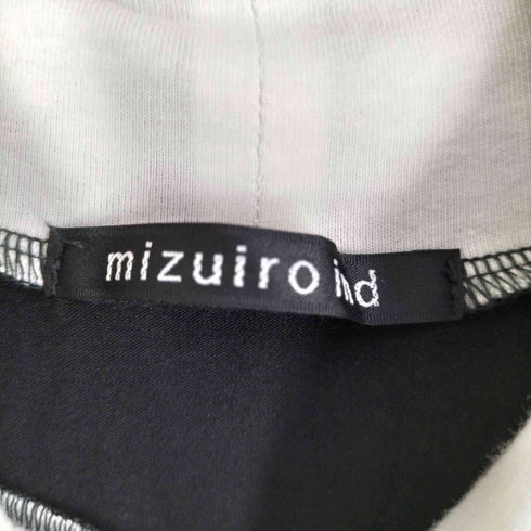 ミズイロインド mizuiro ind round collar high neck P/O ラウンドカラーハイネックプルオーバー レディース