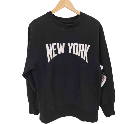 ビームス BEAMS フロントプリントクルーネックスウェットシャツ レディース JPN:L