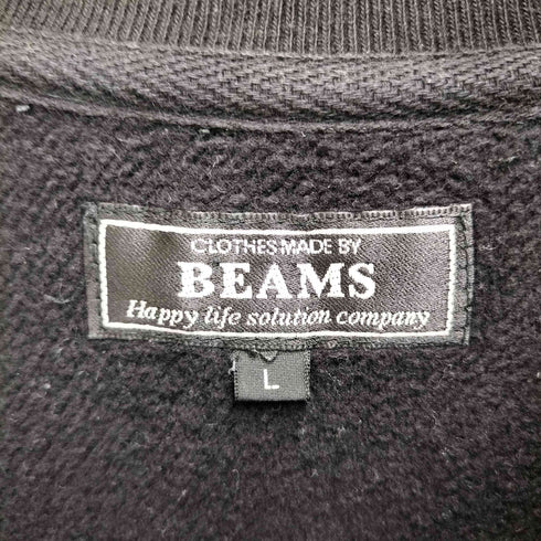 ビームス BEAMS フロントプリントクルーネックスウェットシャツ レディース JPN:L
