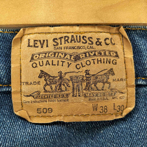 リーバイス Levis 509 515刻印 USA製 デニムパンツ メンズ W38 L30