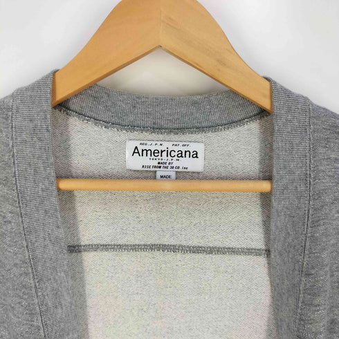 アメリカーナ Americana スウェットロングカーディガン レディース