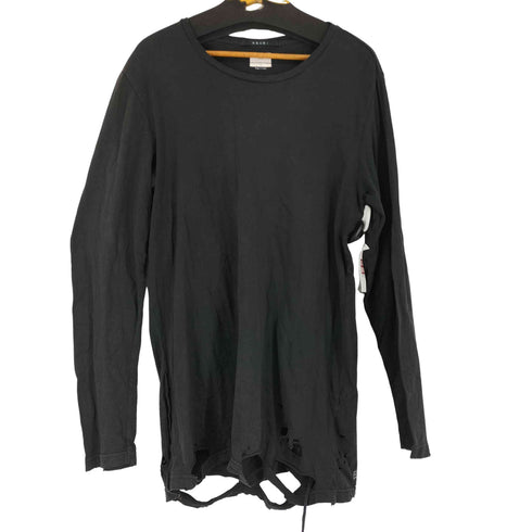 スビ KSUBI ダメージ加工 L/S Tシャツ メンズ JPN:M