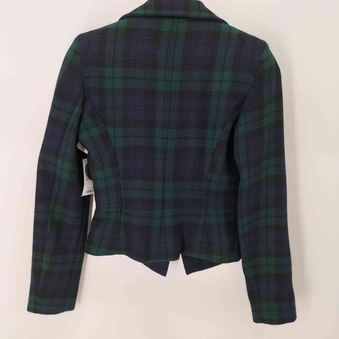 ヴィヴィアンウエストウッド アングロマニア Vivienne Westwood ANGLOMANIA 変形チェックテーラードジャケット レディース EUR:40