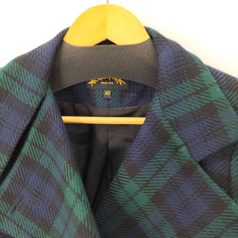ヴィヴィアンウエストウッド アングロマニア Vivienne Westwood ANGLOMANIA 変形チェックテーラードジャケット レディース EUR:40