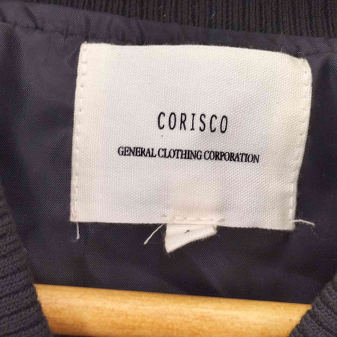 コリスコ CORISCO ナイロンツイルキルト薄中綿オーバーサイズMA-1 メンズ JPN:L