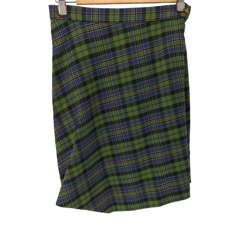 ヴィヴィアンウエストウッドレッドレーベル Vivienne Westwood RED LABEL 変形ウールチェックスカート レディース 40
