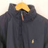 ポロラルフローレン POLO RALPH LAUREN フード内臓 裏地フリース スモールポニー刺繍シェルハイネックジップジャケット メンズ import:M