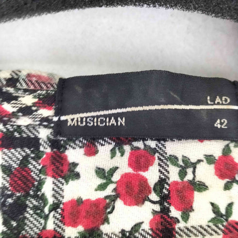 ラッドミュージシャン LAD MUSICIAN ベルテッドフーディー 花柄 メンズ JPN:42