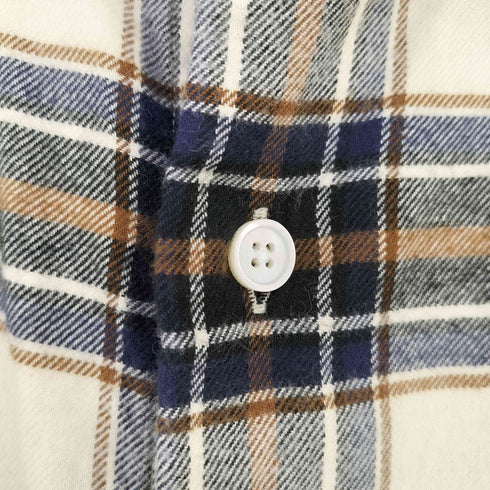 ソフネット SOPHNET. FLANNEL CHECK BIG B.D SHIRT フランネルチェックビッグBDシャツ メンズ JPN:S