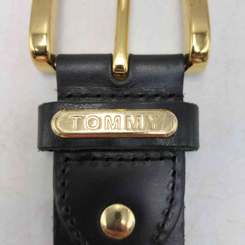 トミー TOMMY ロゴ プレート スター レザー ベルト メンズ