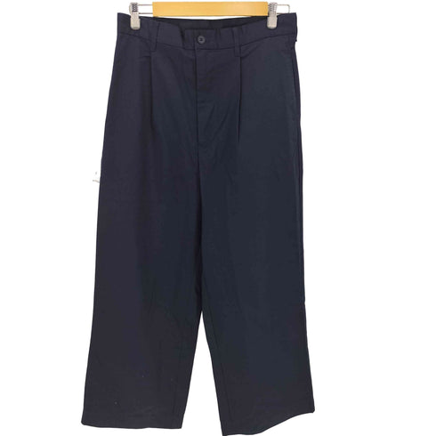 エマクローズ EMMA CLOTHES 別注 ロゴ型押しパッチ タックワイドバルーンテーパードチノパンツ メンズ JPN:L
