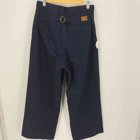 エマクローズ EMMA CLOTHES 別注 ロゴ型押しパッチ タックワイドバルーンテーパードチノパンツ メンズ JPN:L