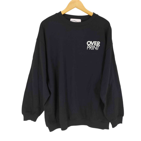 オーバープリント OVER PRINT LOGO EMB SWEATSHIRTS LIKE L/S TEE メンズ JPN:L