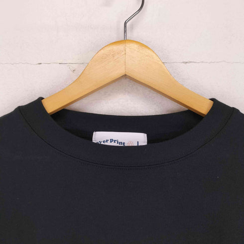 オーバープリント OVER PRINT LOGO EMB SWEATSHIRTS LIKE L/S TEE メンズ JPN:L