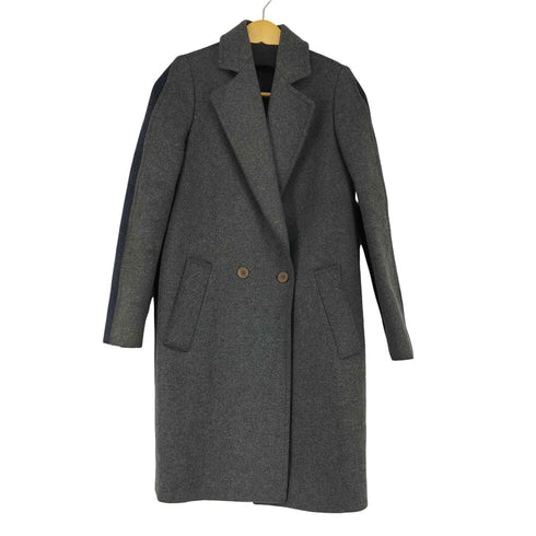 ステラマッカートニー STELLA McCARTNEY バイカラーウールハーフコート レディース JPN:34