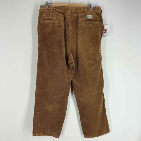 ポロバイラルフローレン Polo by RALPH LAUREN 90s USA製 TALONジップ 2タック 太畝 コーデュロイパンツ メンズ 30×30