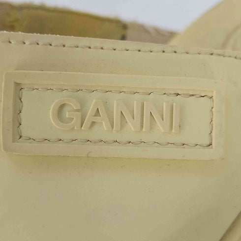 ガニー Ganni リサイクルラバー ミュール サンダル メンズ 40