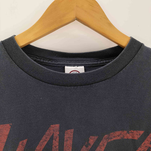 デルタプロウェイト DELTA PRO WEIGHT 00S USA製 バンド プリント クルーネック半袖Tシャツ メンズ JPN:M
