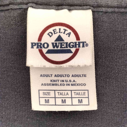 デルタプロウェイト DELTA PRO WEIGHT 00S USA製 バンド プリント クルーネック半袖Tシャツ メンズ JPN:M