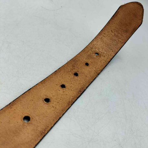 BRUSHY CREEK USA製 鷲 イーグル 彫刻 レザー ベルト メンズ 32