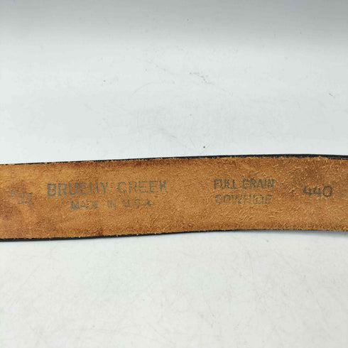 BRUSHY CREEK USA製 鷲 イーグル 彫刻 レザー ベルト メンズ 32