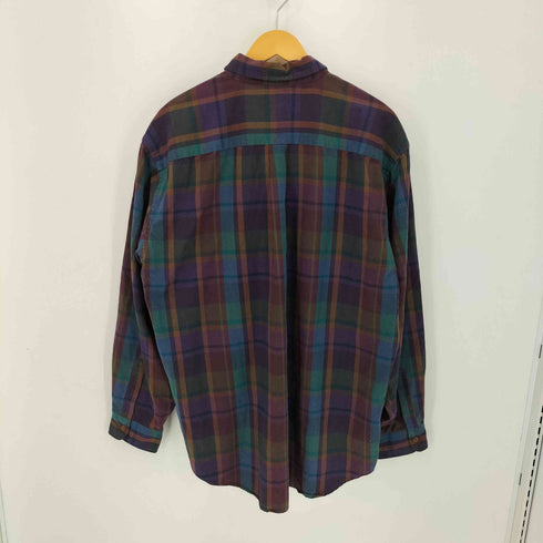 エルエルビーン L.L.Bean 80S チェックレギュラーカラーシャツ メンズ import:XL