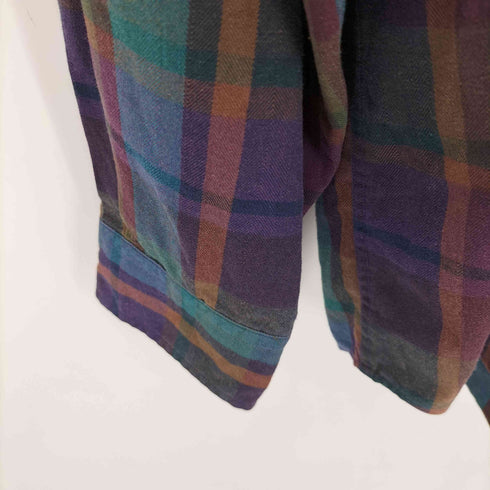エルエルビーン L.L.Bean 80S チェックレギュラーカラーシャツ メンズ import:XL