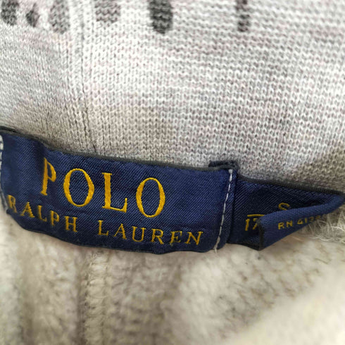 ポロラルフローレン POLO RALPH LAUREN フロントプリント 霜降りスウェットパンツ ステンシル BROOKLYN メンズ JPN:S 170/80A