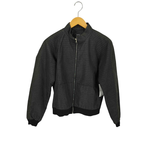 アーペーセー A.P.C. フランス製 ラメ加工 ジップアップブルゾン レディース JPN:M
