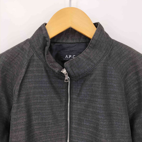 アーペーセー A.P.C. フランス製 ラメ加工 ジップアップブルゾン レディース JPN:M