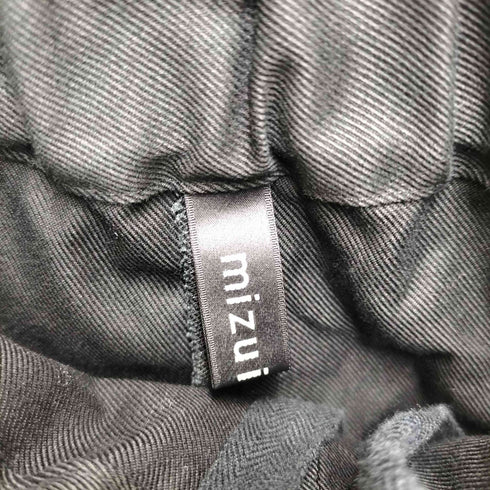 ミズイロインド mizuiro ind ロングダーツワイドパンツ レディース