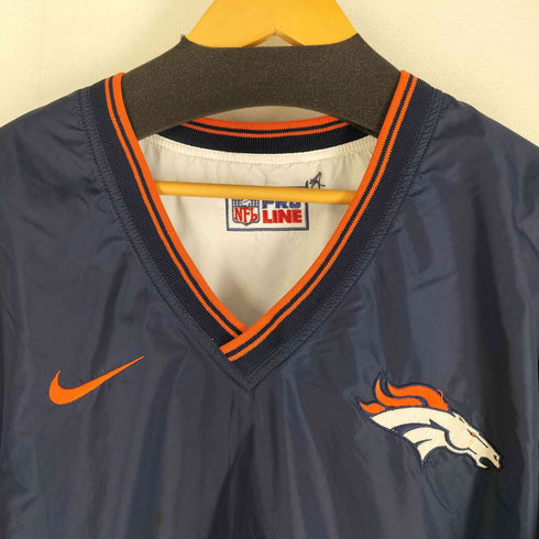 ナイキ NIKE 90s 白タグ ナイロンウィンドブレーカー トレーニング NFL ピステ リバーシブル 前ポケ メンズ import:L