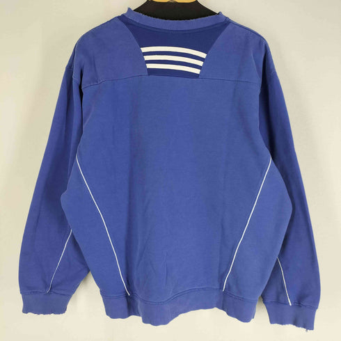 アディダス adidas 万国旗タグ パフォーマンスロゴ 3ストライプ スウェット 前V メンズ import:L